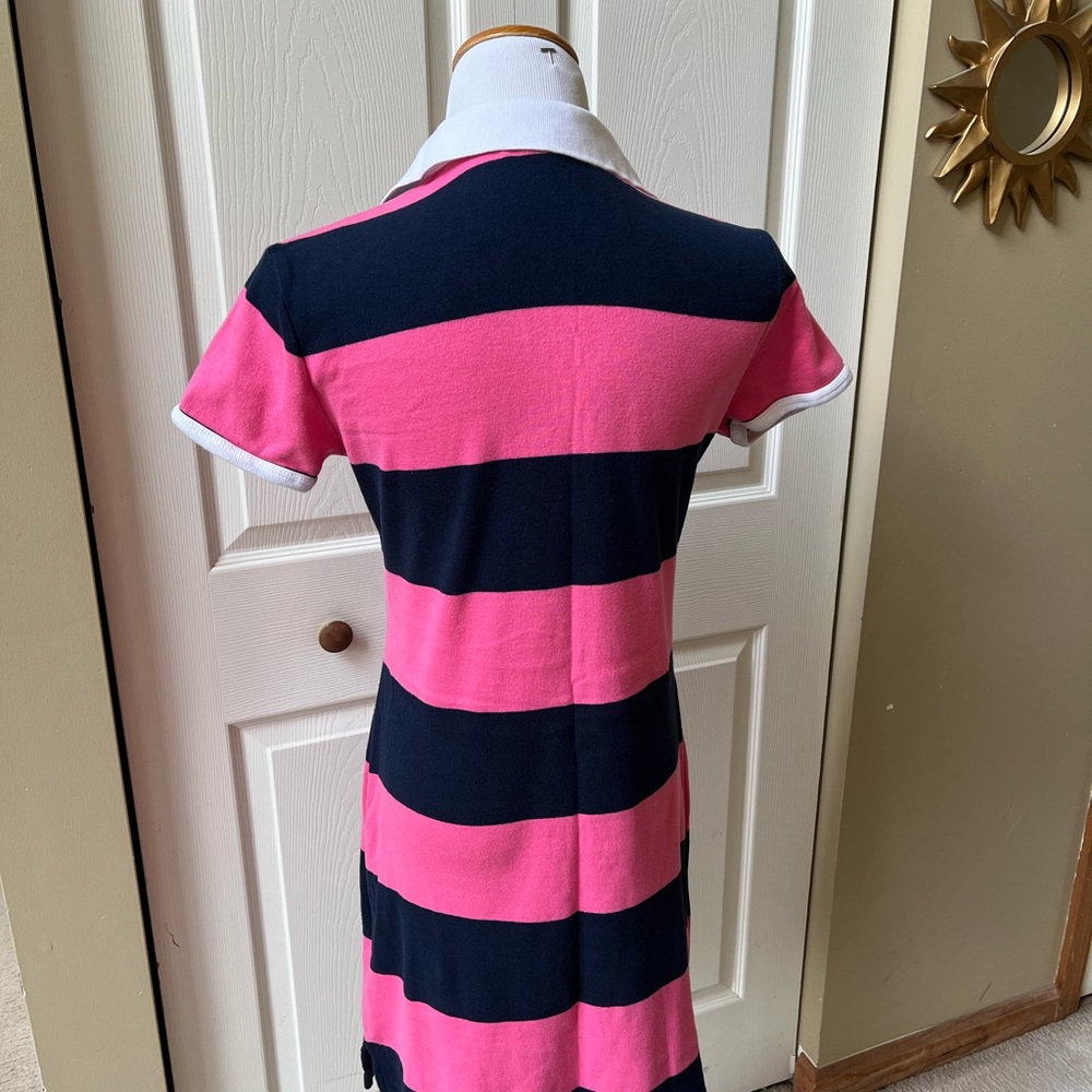 Pink/Navy Stripes Dress - Picture 5 of 7